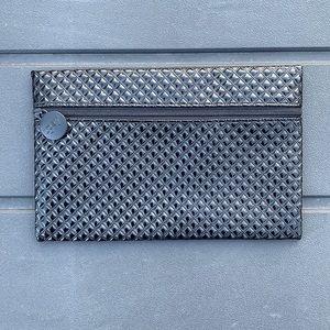 3FOR15 IPSY Black Shiny Makeup Bag